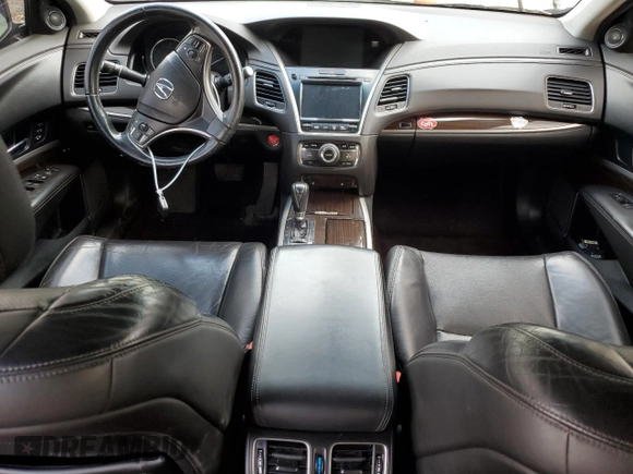 2014 Acura RLX Tech Pkg with VIN JH4KC1F54EC000323, listed as a Copart auction lot 72689144 with 0 mi miles and Salvage Title. Bid and sale history available at carsss.com. Image 8.