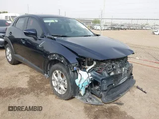 2020 Mazda CX-3 Sport with VIN JM1DKDB76L1465765, listed as a IAAI auction lot 41841504 with 35,740 mi miles. Bid and sale history available at carsss.com. Image 1.