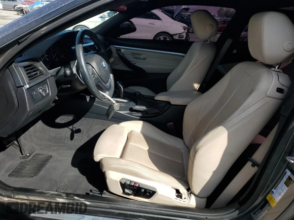 2014 BMW 4 Series 428i with VIN WBA3N7C55EF719924, listed as a Copart auction lot 74601284 with 57,165 mi miles and Clean Title. Bid and sale history available at carsss.com. Image 7.