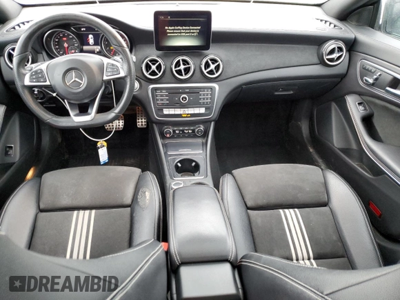 2018 Mercedes-Benz CLA with VIN WDDSJ4GB2JN537726, listed as a Copart auction lot 43971613 with 87,365 mi miles. Bid and sale history available at carsss.com. Image 8.