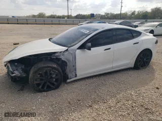 2023 Tesla Model S with VIN 5YJSA1E51PF518503, listed as a Copart auction lot 78571824 with 0 mi miles and Salvage Title. Bid and sale history available at carsss.com. Image 1.