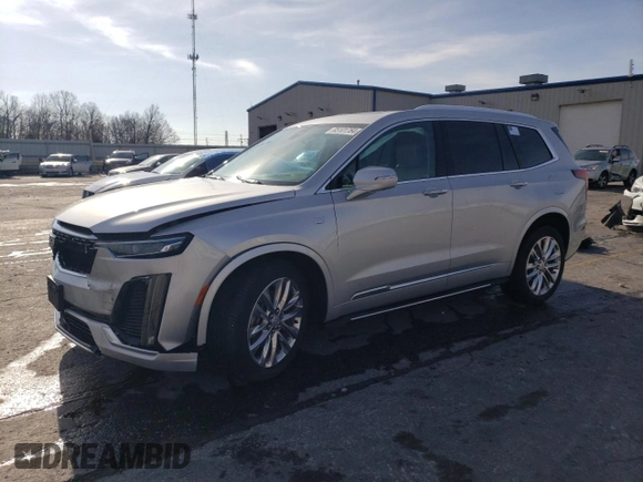 2020 Cadillac XT6 AWD Premium Luxury with VIN 1GYKPFRS0LZ118863, listed as a Copart auction lot 85101764 with 30,206 mi miles and Salvage Title. Bid and sale history available at carsss.com. Image 1.