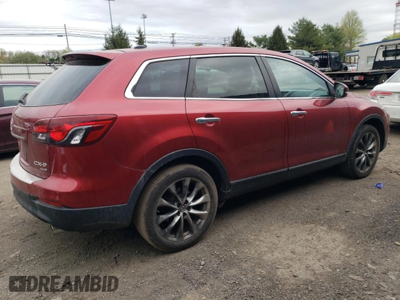 2014 Mazda CX-9 Grand Touring with VIN JM3TB3DV3E0442655, listed as a Copart auction lot 53187275 with 143,914 mi miles and Clean Title. Bid and sale history available at DreamBid. Image 3.