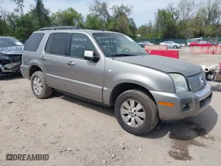 2008 Mercury Mountaineer with VIN 4M2EU47EX8UJ06182, listed as a IAAI auction lot 42104679 with 121,918 mi miles. Bid and sale history available at carsss.com. Image 1.