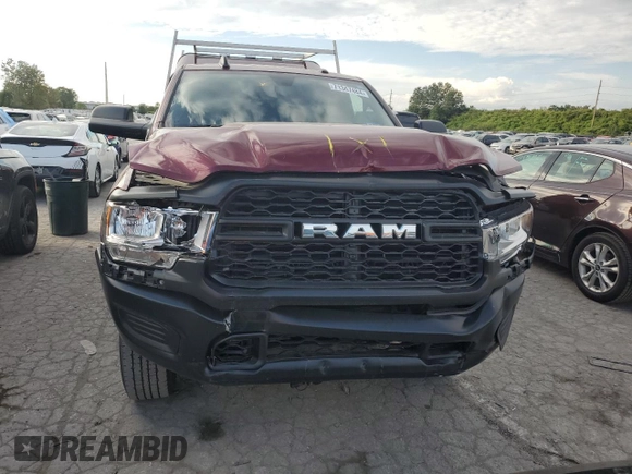 2022 Ram 2500 Tradesman with VIN 3C6MR5AJ8NG273192, listed as a Copart auction lot 71347484 with 36,031 mi miles and Salvage Title. Bid and sale history available at carsss.com. Image 5.