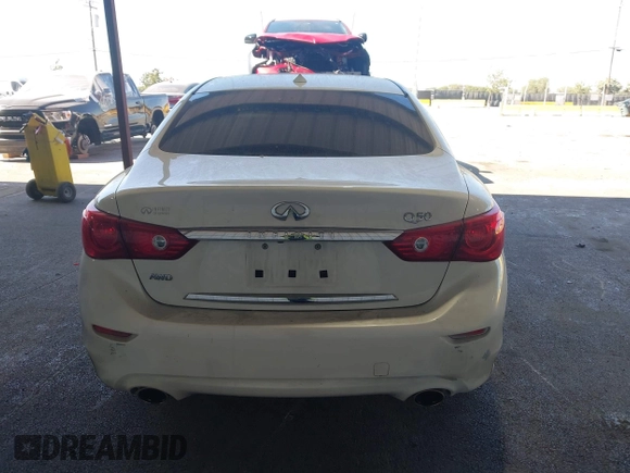 2015 Infiniti Q50 Premium with VIN JN1BV7AR2FM418211, listed as a IAAI auction lot 42626812 with 72,068 mi miles and . Bid and sale history available at DreamBid. Image 15.