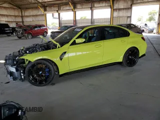 2023 BMW M3 with VIN WBS53AY04PFR40468, listed as a Copart auction lot 64201365 with 16,171 mi miles and Salvage title. Bid and sale history available at DreamBid. Image 1.