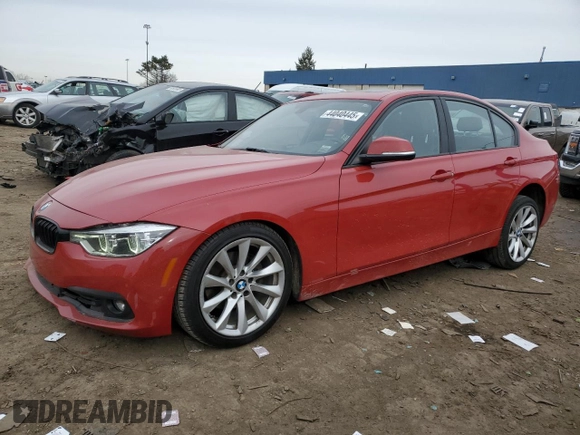 2018 BMW 3 Series 320i xDrive with VIN WBA8E5G57JNU47932, listed as a Copart auction lot 44040445 with 64,217 mi miles and Clean Title. Bid and sale history available at carsss.com. Image 1.