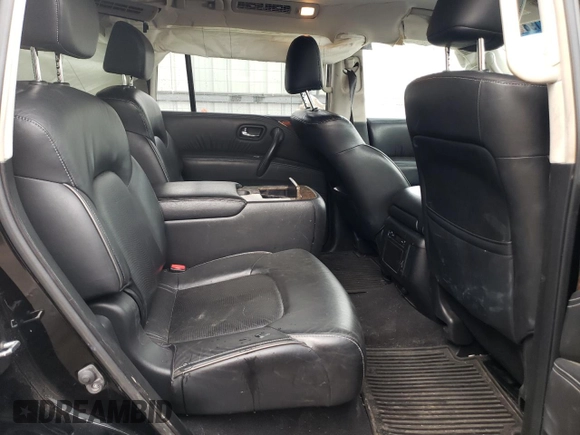 2016 Infiniti QX80 with VIN JN8AZ2NE5G9126763, listed as a Copart auction lot 43198835 with 182,316 mi miles and Salvage Title. Bid and sale history available at DreamBid. Image 11.