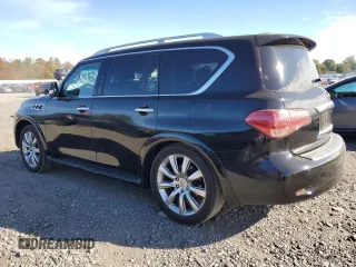 2011 Infiniti QX56 8-passenger with VIN JN8AZ2NC0B9301783, listed as a Copart auction lot 76326614 with 111,861 mi miles and Clean Title. Bid and sale history available at carsss.com. Image 2.