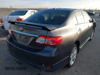 2013 Toyota Corolla L with VIN 5YFBU4EE8DP172328, listed as a IAAI auction lot 41734533 with 156,512 mi miles. Bid and sale history available at carsss.com. Image 4.