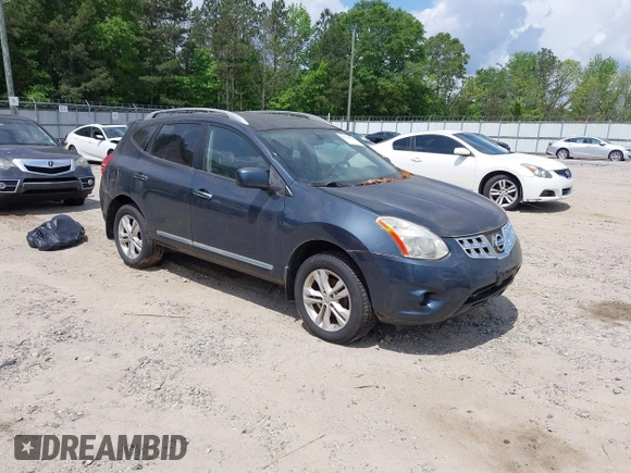 2013 Nissan Rogue S with VIN JN8AS5MVXDW116413, listed as a IAAI auction lot 42176525 with 289,000 mi miles and . Bid and sale history available at DreamBid. Image 1.