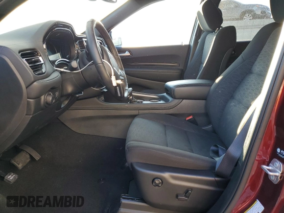 2024 Dodge Durango SXT with VIN 1C4RDJAG7RC238114, listed as a Copart auction lot 89012035 with 11,345 mi miles and Salvage title. Bid and sale history available at DreamBid. Image 7.