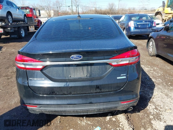 2018 Ford Fusion SE with VIN 3FA6P0HD8JR201925, listed as a IAAI auction lot 41828166 with 144,385 mi miles. Bid and sale history available at carsss.com. Image 16.