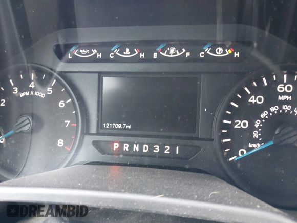 2017 Ford F-150 XL with VIN 1FTEX1C8XHKC88988, listed as a IAAI auction lot 41866592 with 121,709 mi miles. Bid and sale history available at carsss.com. Image 7.