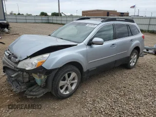 2014 Subaru Outback Limited with VIN 4S4BRCLC6E3260605, listed as a Copart auction lot 59238705 with 85,283 mi miles and Salvage title. Bid and sale history available at DreamBid. Image 1.