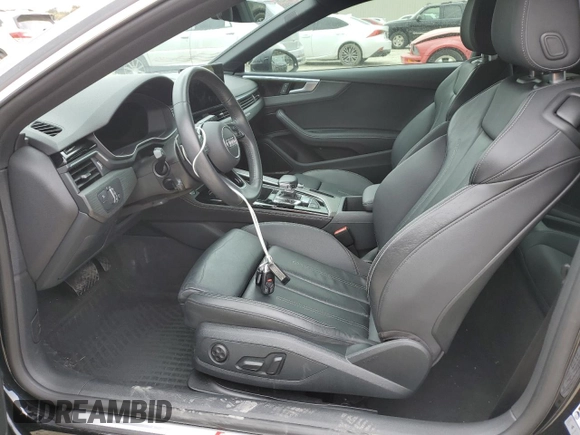2020 Audi A5 Premium Plus z VIN WAUTNAF58LA002873, wystawiony jako Copart lot #53747345 z przebiegiem 39 908 mil mil oraz Szkoda całkowita • Salvage title. Historia ofert i sprzedaży dostępna na DreamBid. Obrazek 7.