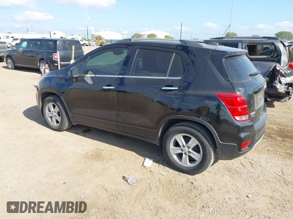 2020 Chevrolet Trax LT with VIN KL7CJLSB0LB083753, listed as a IAAI auction lot 42009840 with 101,220 mi miles. Bid and sale history available at carsss.com. Image 3.