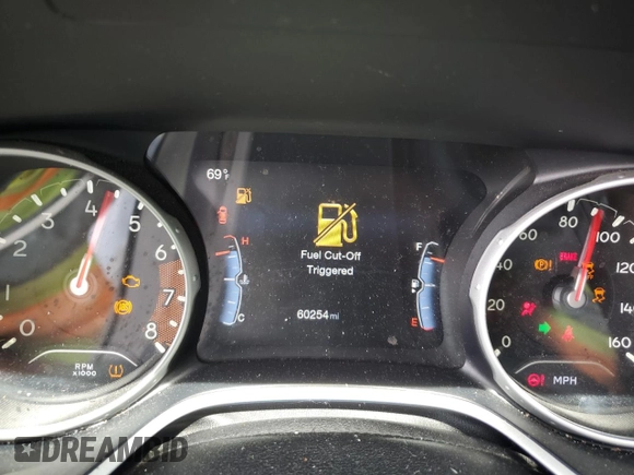 2017 Jeep Compass Latitude с VIN 3C4NJDBB1HT650656, выставлен на аукционе Copart как лот 57285335 с пробегом 60 254 миль миль и Списание • Salvage title. История ставок и продаж доступна на DreamBid. Изображение 9.