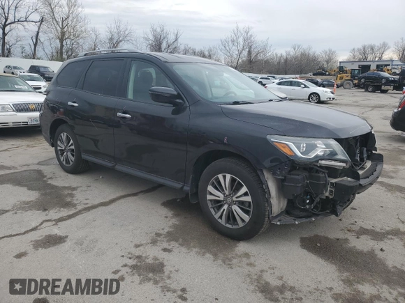 2018 Nissan Pathfinder SV with VIN 5N1DR2MN4JC612187, listed as a Copart auction lot 50704915 with 135,686 mi miles and Salvage Title. Bid and sale history available at carsss.com. Image 4.