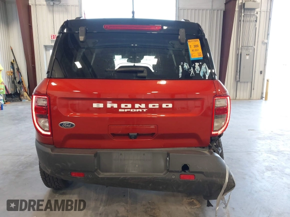 2022 Ford Bronco Sport Outer Banks with VIN 3FMCR9C68NRD74432, listed as a IAAI auction lot 42507901 with 45,557 mi miles and . Bid and sale history available at DreamBid. Image 16.