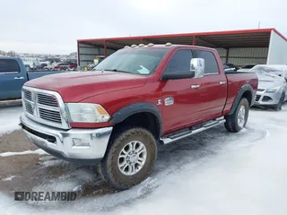 2012 Ram 2500 Laramie Longhorn with VIN 3C6UD5GLXCG236438, listed as a IAAI auction lot 41718933 with 139,564 mi miles. Bid and sale history available at carsss.com. Image 2.