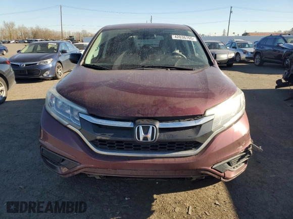 2016 Honda CR-V SE with VIN 2HKRM4H47GH651813, listed as a Copart auction lot 42036765 with 175,284 mi miles and Salvage Title. Bid and sale history available at carsss.com. Image 5.