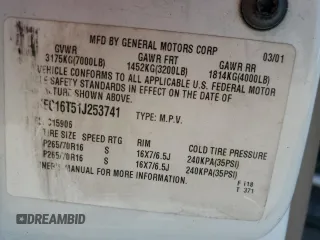 2001 GMC Yukon XL SLT with VIN 1GKEC16T51J253741, listed as a Copart auction lot 77461934 with 0 mi miles and Salvage Title. Bid and sale history available at carsss.com. Image 13.