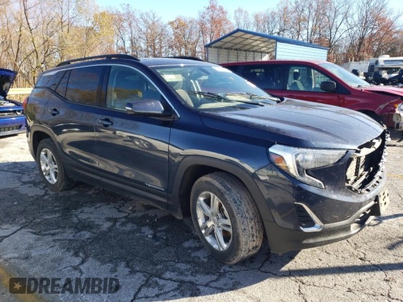 2018 GMC Terrain SLE Diesel with VIN 3GKALUEU6JL252181, listed as a Copart auction lot 81346474 with Not Provided miles and Salvage Title. Bid and sale history available at carsss.com. Image 4.