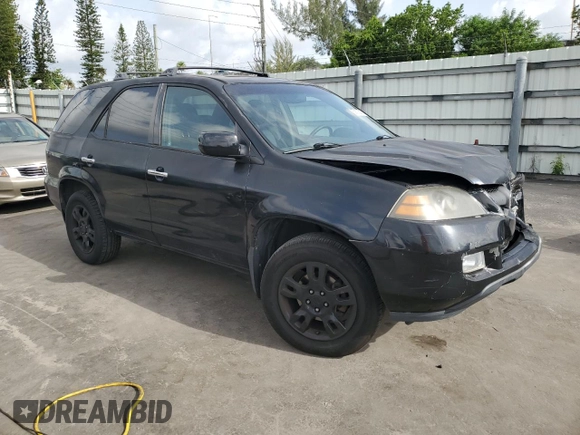 2005 Acura MDX Touring z VIN 2HNYD18945H530565, wystawiony jako Copart lot #59132315 z przebiegiem 215 523 mil mil oraz Szkoda całkowita • Salvage title. Historia ofert i sprzedaży dostępna na DreamBid. Obrazek 4.