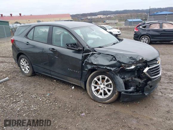 2018 Chevrolet Equinox LS with VIN 3GNAXHEV3JL118476, listed as a IAAI auction lot 42012794 with 111,042 mi miles and . Bid and sale history available at DreamBid. Image 1.