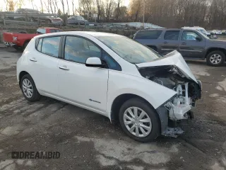 2015 Nissan LEAF SL with VIN 1N4AZ0CP6FC312470, listed as a Copart auction lot 45994925 with Not provided miles and Non repairable. Bid and sale history available at DreamBid. Image 4.