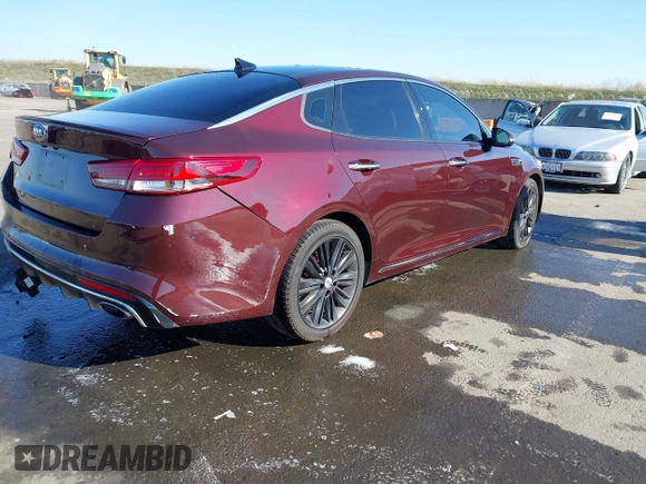 2017 Kia Optima SX Limited with VIN 5XXGV4L23HG157052, listed as a IAAI auction lot 41450492 with 85,949 mi miles and . Bid and sale history available at DreamBid. Image 4.