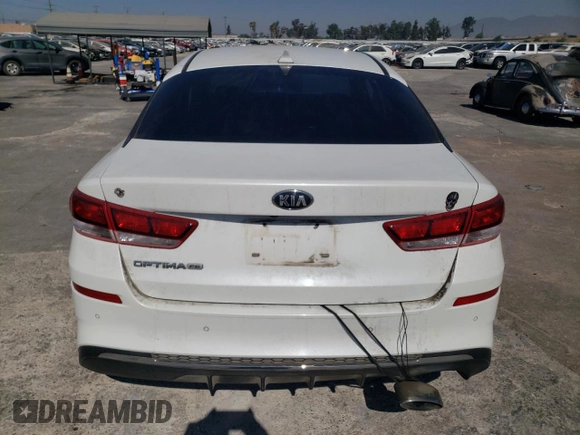 2019 Kia Optima LX with VIN 5XXGT4L34KG359520, listed as a Copart auction lot 72640724 with Not Provided miles and Salvage Title. Bid and sale history available at carsss.com. Image 6.