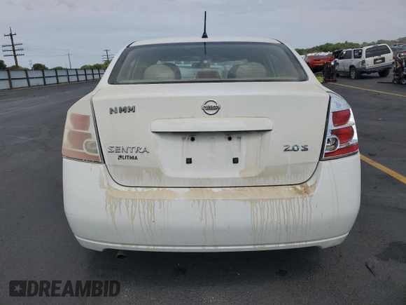 2007 Nissan Sentra S with VIN 3N1AB61E27L620022, listed as a Copart auction lot 62133085 with 204,460 mi miles and Salvage title. Bid and sale history available at DreamBid. Image 6.
