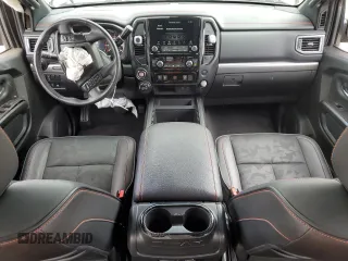 2021 Nissan Titan Pro-4X with VIN 1N6AA1ED8MN500058, listed as a Copart auction lot 55051245 with 41,337 mi miles and Salvage title. Bid and sale history available at DreamBid. Image 8.