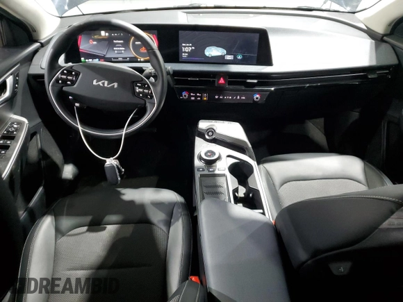 2022 Kia EV6 Light with VIN KNDC34LB8N5071384, listed as a Copart auction lot 88731405 with 15,528 mi miles and Salvage Title. Bid and sale history available at carsss.com. Image 8.