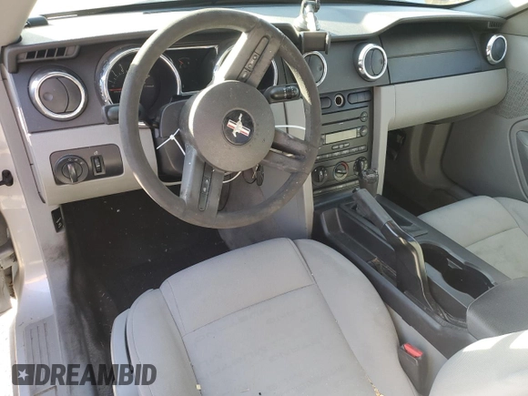 2007 Ford Mustang Deluxe with VIN 1ZVFT80N575283680, listed as a Copart auction lot 83909194 with 176,270 mi miles and Clean Title. Bid and sale history available at carsss.com. Image 8.
