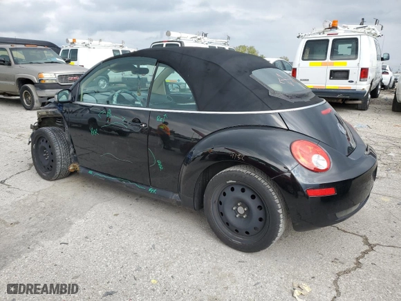 2007 Volkswagen New Beetle Convertible with VIN 3VWSF31YX7M414629, listed as a Copart auction lot 73084704 with 132391 miles and Salvage Title. Bid and sale history available at carsss.com. Image 2.
