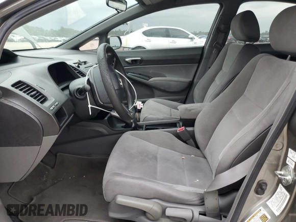 2008 Honda Civic LX with VIN 2HGFA16598H351403, listed as a Copart auction lot 55819905 with 166,272 mi miles and Salvage Title. Bid and sale history available at DreamBid. Image 7.