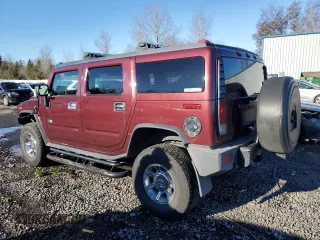 2007 Hummer H2 SUV with VIN 5GRGN23U17H102573, listed as a Copart auction lot 87509815 with 182,993 mi miles and Salvage Title. Bid and sale history available at carsss.com. Image 2.