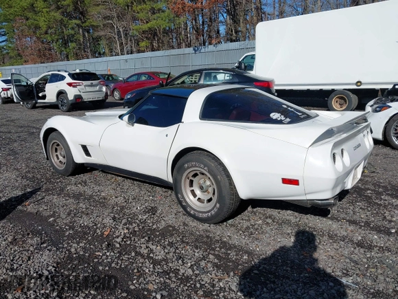 1981 Chevrolet Corvette with VIN 1G1AY8768BS418361, listed as a IAAI auction lot 41851046 with 72,559 mi miles. Bid and sale history available at carsss.com. Image 3.