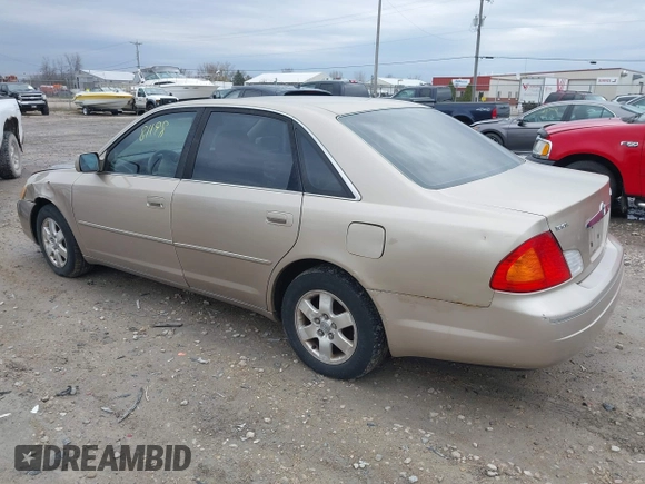2002 Toyota Avalon XL with VIN 4T1BF28B72U206657, listed as a IAAI auction lot 42081198 with 1 mi miles. Bid and sale history available at carsss.com. Image 3.