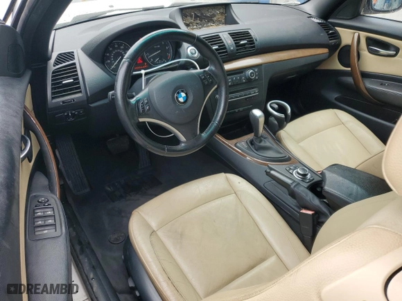 2011 BMW 1 Series 128i with VIN WBAUN1C5XBVH82605, listed as a Copart auction lot 73457334 with 94,969 mi miles and Salvage Title. Bid and sale history available at carsss.com. Image 8.