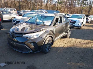 2021 Toyota C-HR LE with VIN JTNKHMBX1M1118203, listed as a IAAI auction lot 40936962 with 18,424 mi miles. Bid and sale history available at carsss.com. Image 17.