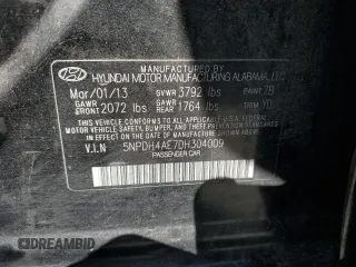 2013 Hyundai Elantra GLS с VIN 5NPDH4AE7DH304009, выставлен на аукционе Copart как лот 59820935 с пробегом 245 746 миль миль и Чистый • Clean title. История ставок и продаж доступна на DreamBid. Изображение 12.