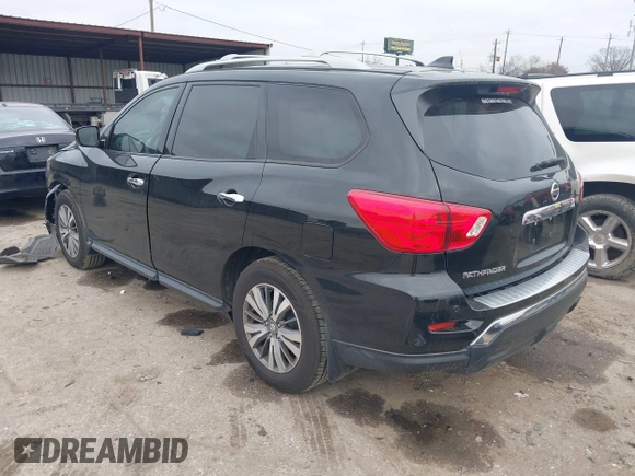 2020 Nissan Pathfinder S with VIN 5N1DR2AN5LC646694, listed as a IAAI auction lot 41472219 with 77,062 mi miles. Bid and sale history available at carsss.com. Image 3.