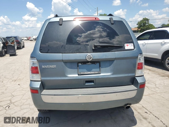 2010 Mercury Mariner with VIN 4M2CN9B70AKJ08597, listed as a Copart auction lot 63486595 with 113,207 mi miles and Salvage title. Bid and sale history available at DreamBid. Image 6.