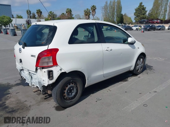 2008 Toyota Yaris with VIN JTDJT923885151383, listed as a IAAI auction lot 42057847 with 272,985 mi miles. Bid and sale history available at carsss.com. Image 4.