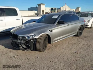 2019 BMW M5 with VIN WBSJF0C54KB448610, listed as a IAAI auction lot 41233170 with NaN miles. Bid and sale history available at carsss.com. Image 19.